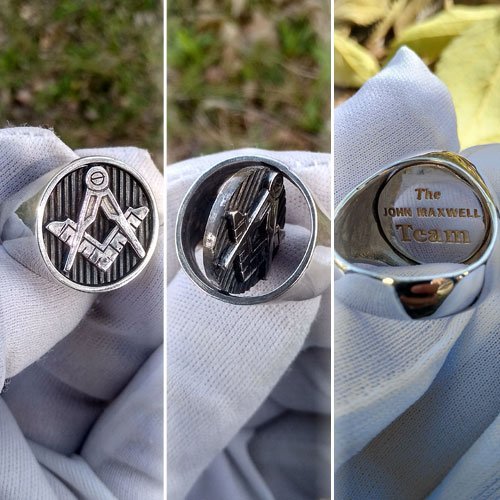 Reversible 2025 masonic ring